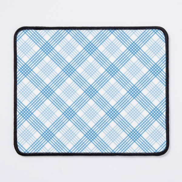 Item preview, Diagonal Plaid Pattern (blue lines on white) designed and sold by JMParadis.