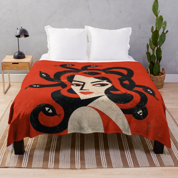 Item preview, Resilia | Modern Medusa Minimalist Art Print designed and sold by bisha.