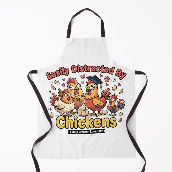 Item preview, Easily Distracted By Chickens, Sorry, I Saw A Chicken designed and sold by mdbrna.