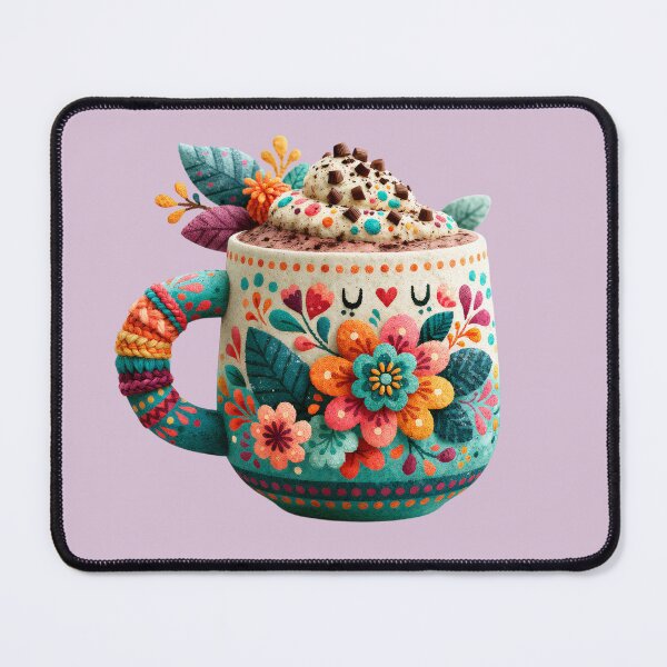 Item preview, Talavera Floral Coffee Mug | Mexican Folk Art Illustration designed and sold by MythicMood.