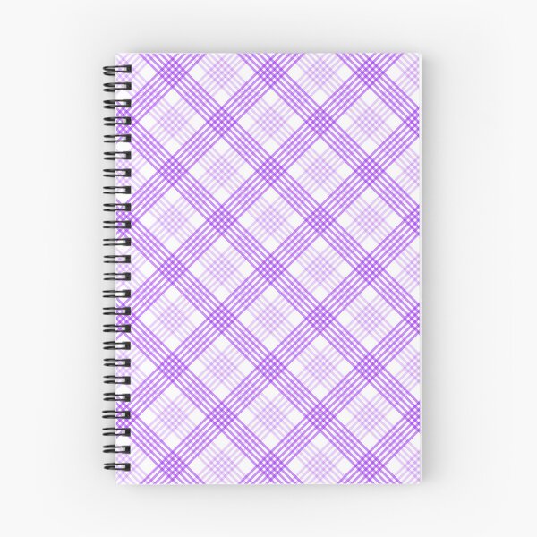 Item preview, Diagonal Plaid Pattern (purple lines on white) designed and sold by JMParadis.