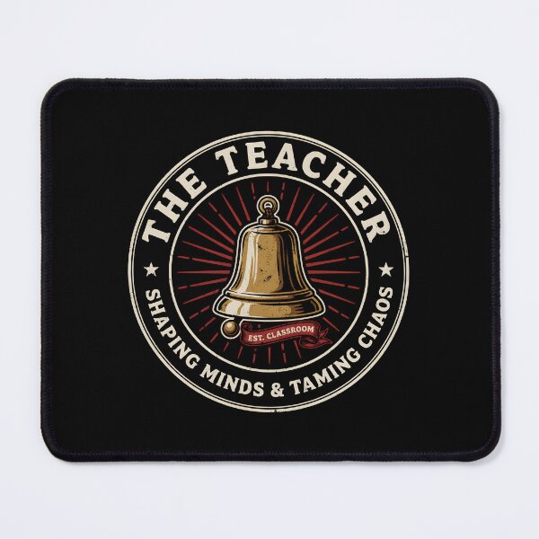 Item preview, The Teacher Shaping Minds Taming Chaos Vintage Bell designed and sold by Enea Kelo.