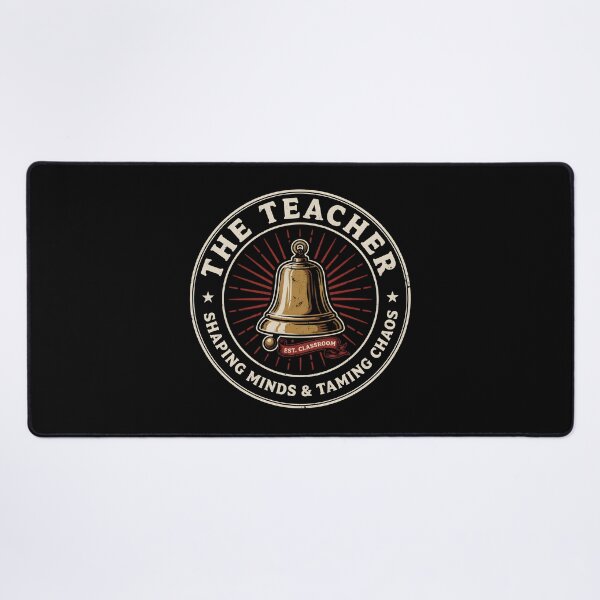 Item preview, The Teacher Shaping Minds Taming Chaos Vintage Bell designed and sold by Enea Kelo.