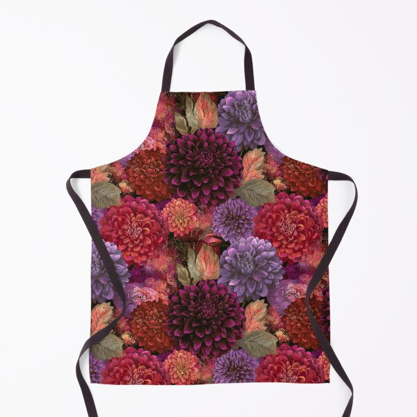 Item preview, Ornamental Dahlias Floral - Flower Garden Pattern - Birthday Gifts For Mom designed and sold by RoyalStarsPatts.