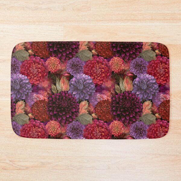 Item preview, Ornamental Dahlias Floral  - Flower Garden Pattern  - Birthday Gifts For Mom designed and sold by RoyalStarsPatts.