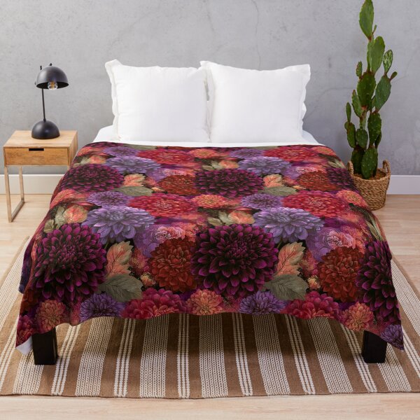 Item preview, Ornamental Dahlias Floral - Flower Garden Pattern - Birthday Gifts For Mom designed and sold by RoyalStarsPatts.