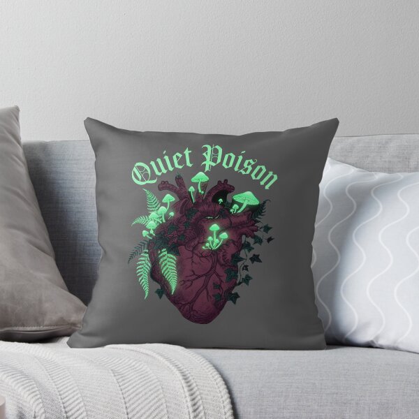 Item preview, Quiet Poison - Anatomical Heart Glowing Mushrooms Dark Cottagecore  designed and sold by Zazz Lee.