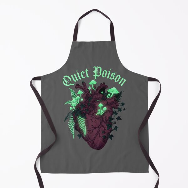 Item preview, Quiet Poison - Anatomical Heart Glowing Mushrooms Dark Cottagecore designed and sold by Zazz Lee.