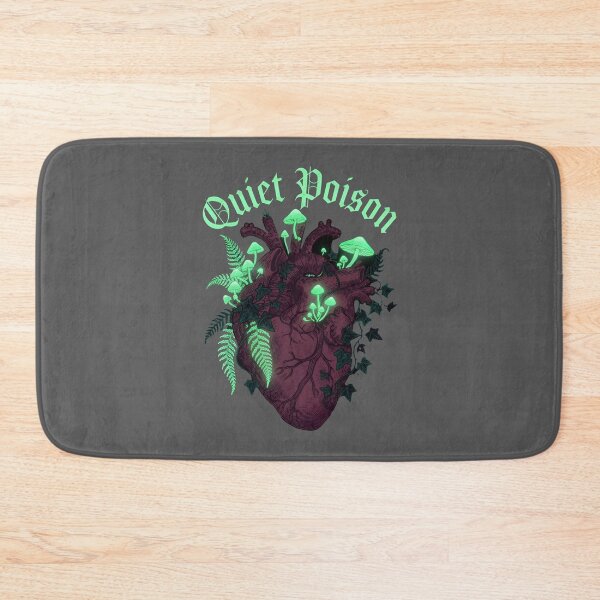 Item preview, Quiet Poison - Anatomical Heart Glowing Mushrooms Dark Cottagecore  designed and sold by Zazz Lee.