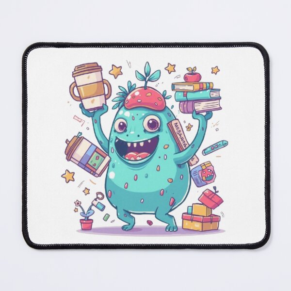 Item preview, Overthinking Blob Monster | Adorable Anxious Creature Gift designed and sold by Stylestickers55.