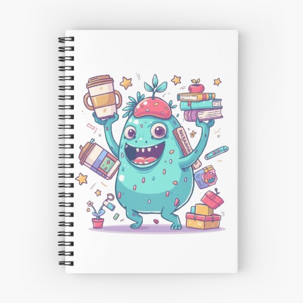 Item preview, Overthinking Blob Monster | Adorable Anxious Creature Gift designed and sold by Stylestickers55.