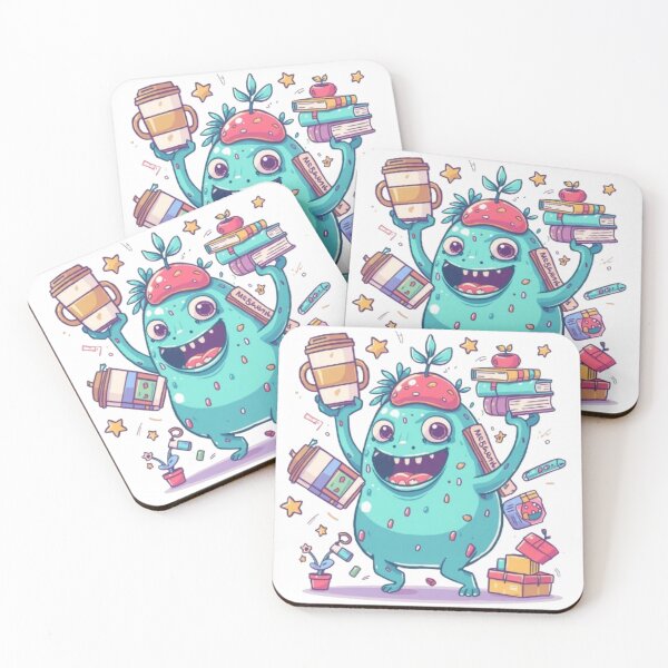 Item preview, Overthinking Blob Monster | Adorable Anxious Creature Gift designed and sold by Stylestickers55.