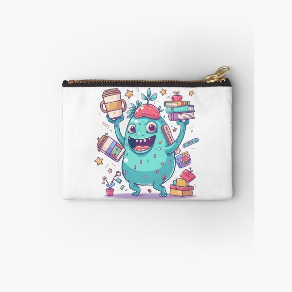 Item preview, Overthinking Blob Monster | Adorable Anxious Creature Gift designed and sold by Stylestickers55.