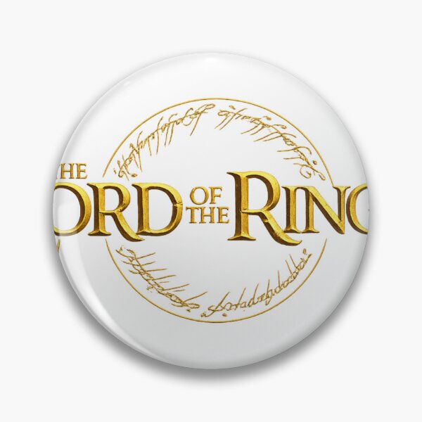 Item preview, Lord of the Rings Minimalist Gold Ring Logo & Elvish Script Design designed and sold by Mafiazilla.