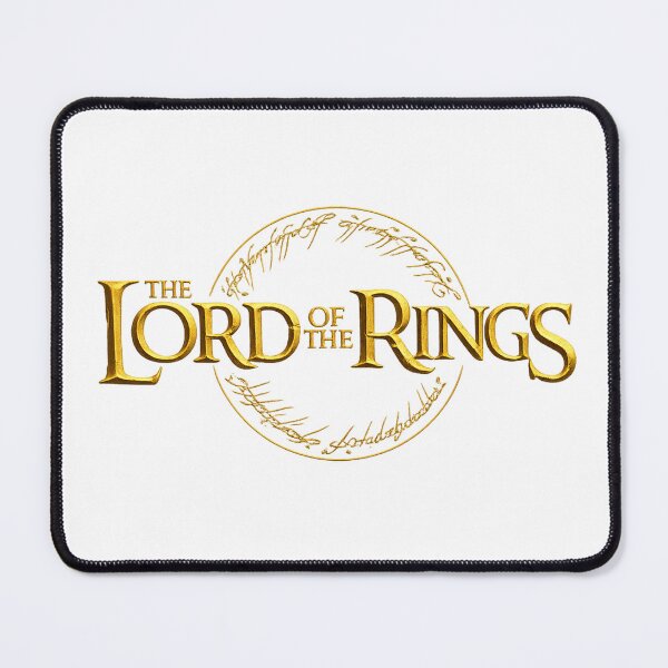 Item preview, Lord of the Rings Minimalist Gold Ring Logo & Elvish Script Design designed and sold by Mafiazilla.