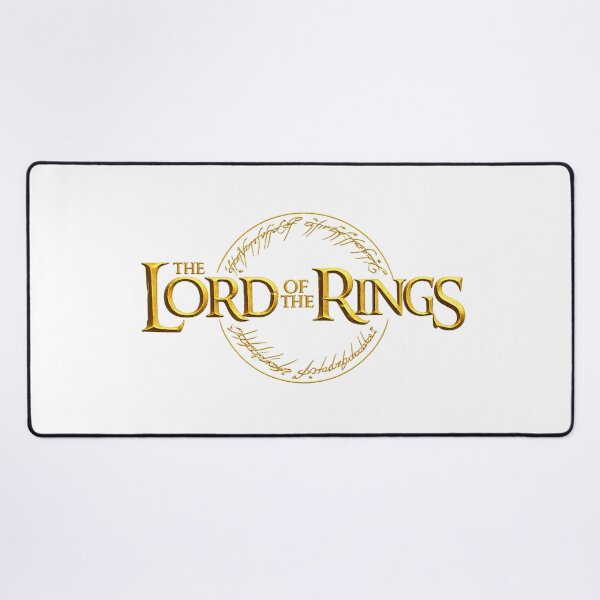 Item preview, Lord of the Rings Minimalist Gold Ring Logo & Elvish Script Design designed and sold by Mafiazilla.