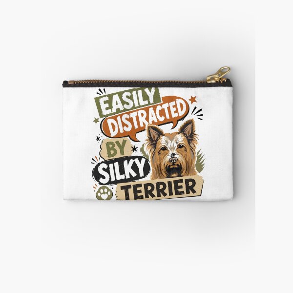 Item preview, Easily Distracted By Silky Terrier Dog Owner Pet Lover designed and sold by HumansStuck12.