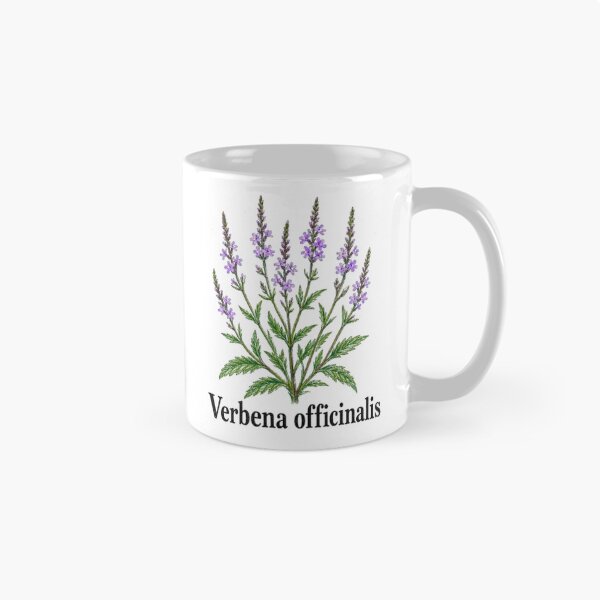 Item preview, Common Vervain – Magical Botanical Illustration - Witchy Herbarium designed and sold by JOANNASKAH.