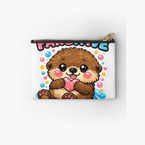 Item preview, Stay Pawsitive Cute Otter Sticker designed and sold by DadStickerStore.