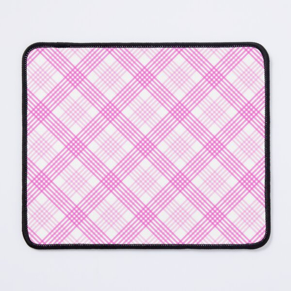 Item preview, Diagonal Plaid Pattern (pink lines on white) designed and sold by JMParadis.