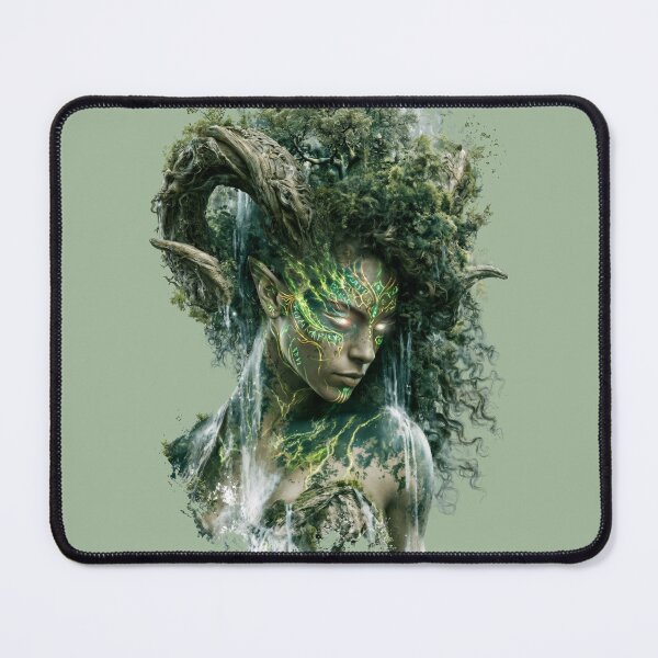Item preview, Forest Goddess of Ancient Waters designed and sold by MythicMood.