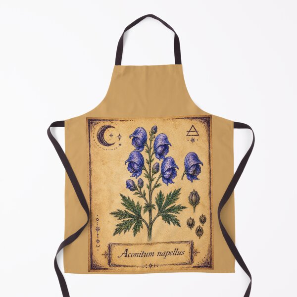Item preview, Aconitum napellus – Witchy Herbarium Collector’s Edition designed and sold by JOANNASKAH.