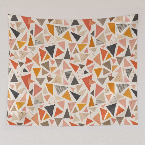 Item preview, Abstract Geometric Triangle Pattern | Modern Scandinavian Seamless Surface Design designed and sold by SWSandraWechner.
