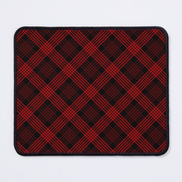 Item preview, Diagonal Plaid Pattern (red lines on black) designed and sold by JMParadis.