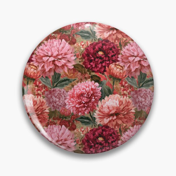 Item preview, Delicate Dahlias Floral  - Birthday Flower Pattern  - Christmas Gift Baskets designed and sold by RoyalStarsPatts.