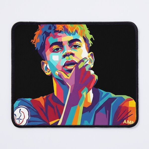 Item preview, Lamine Yamal pop art  designed and sold by Superkent.