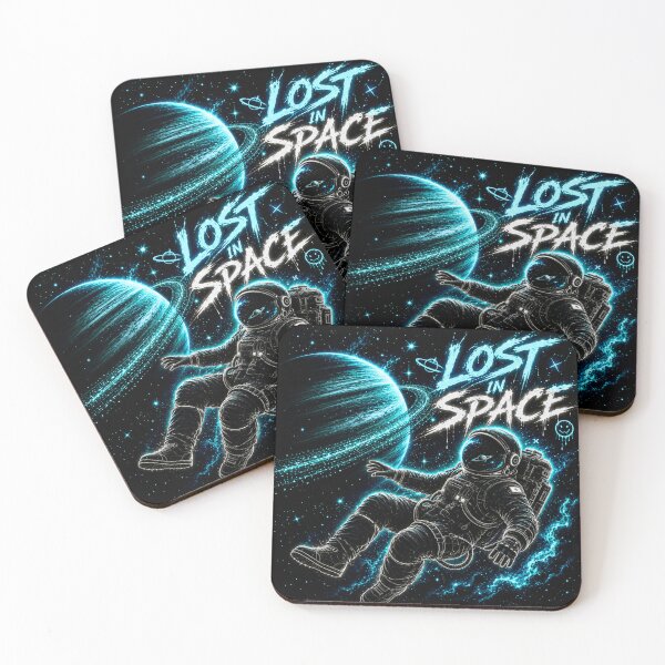 Item preview, Lost in Space – Neon Astronaut & Saturn Graffiti Streetwear T-Shirt Design designed and sold by ZafTeez.
