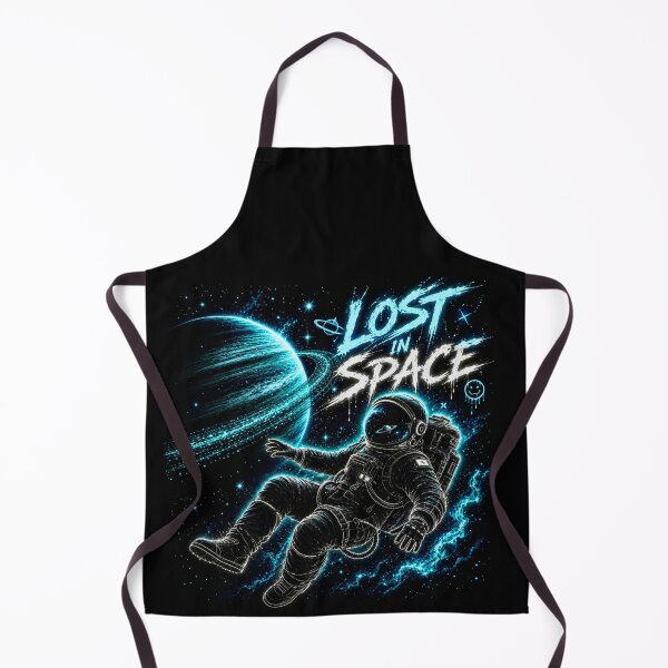 Item preview, Lost in Space – Neon Astronaut & Saturn Graffiti Streetwear T-Shirt Design designed and sold by ZafTeez.