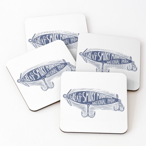 Item preview, Great Smoky Mountains National Park Fishing Lure designed and sold by John Morris Illustration.
