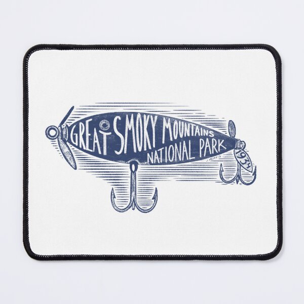Item preview, Great Smoky Mountains National Park Fishing Lure designed and sold by John Morris Illustration.