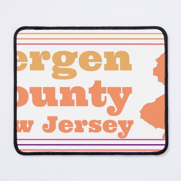 Item preview, Bergen County New Jersey Highlighted on State Map designed and sold by TheIconSmith.