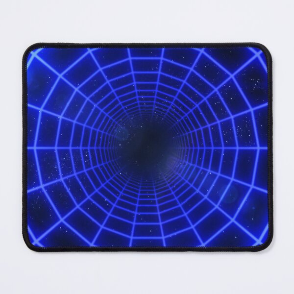 Item preview, Blue Circular Wireframe Tunnel designed and sold by Electric Shock!! Design.