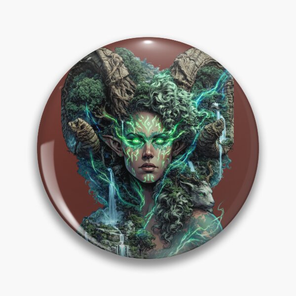 Item preview, Forest Goddess of Ancient Waters designed and sold by MythicMood.