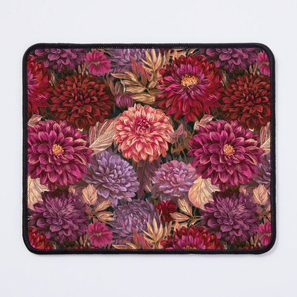 Item preview, Radiant Dahlias - Flower Floral Pattern - Christmas Gift Ideas designed and sold by RoyalStarsPatts.