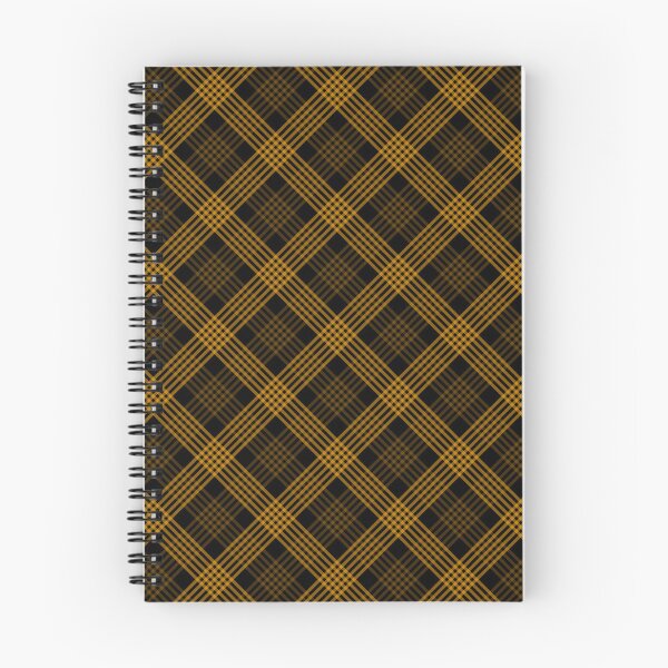 Item preview, Diagonal Plaid Pattern (yellow lines on black) designed and sold by JMParadis.