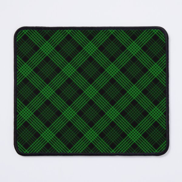 Item preview, Diagonal Plaid Pattern (green lines on black) designed and sold by JMParadis.