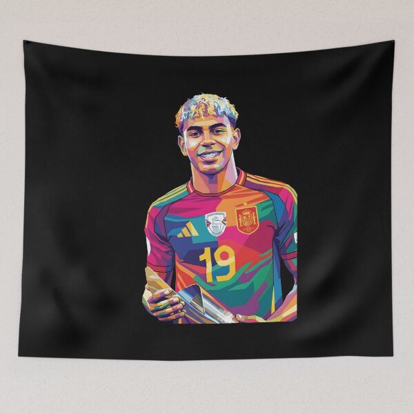 Item preview, Lamine Yamal pop art  designed and sold by Superkent.