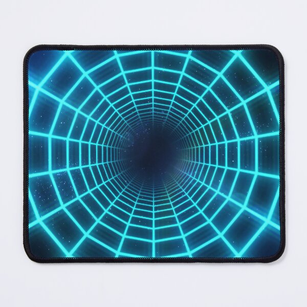Item preview, Cyan Circular Wireframe Tunnel designed and sold by Electric Shock!! Design.