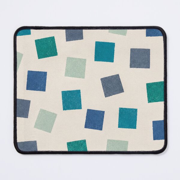 Item preview, Minimal Blue Square Pattern | Playful Geometric Seamless Surface Design designed and sold by SWSandraWechner.