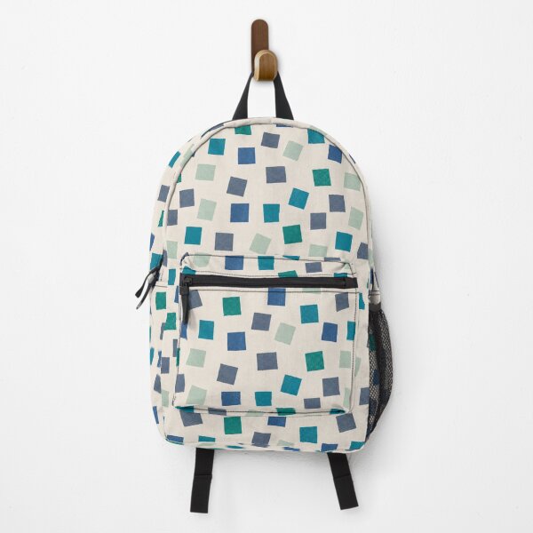 Item preview, Minimal Blue Square Pattern | Playful Geometric Seamless Surface Design designed and sold by SWSandraWechner.