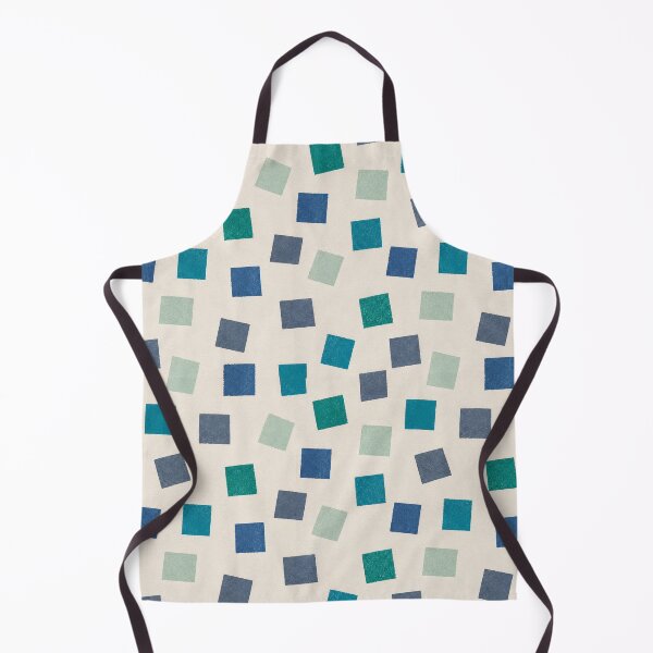 Item preview, Minimal Blue Square Pattern | Playful Geometric Seamless Surface Design designed and sold by SWSandraWechner.