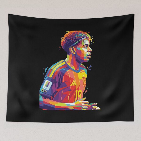 Item preview, Lamine Yamal pop art  designed and sold by Superkent.