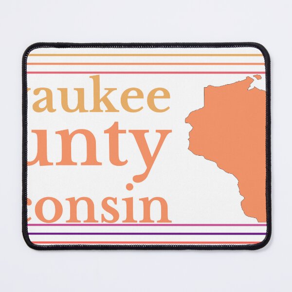 Item preview, Milwaukee County Wisconsin Highlighted on State Map designed and sold by TheIconSmith.