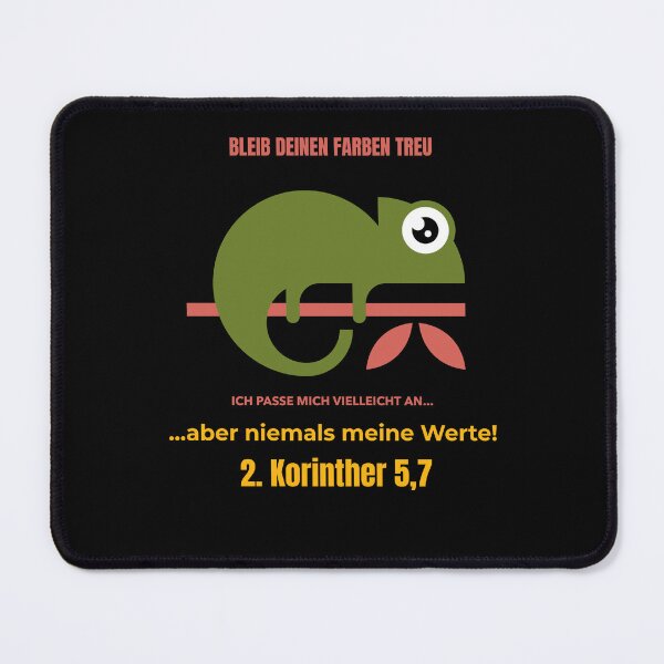 Item preview, 2. Korinther 5,7 | Chamäleon | Deutsches christliches Design designed and sold by kjson1.
