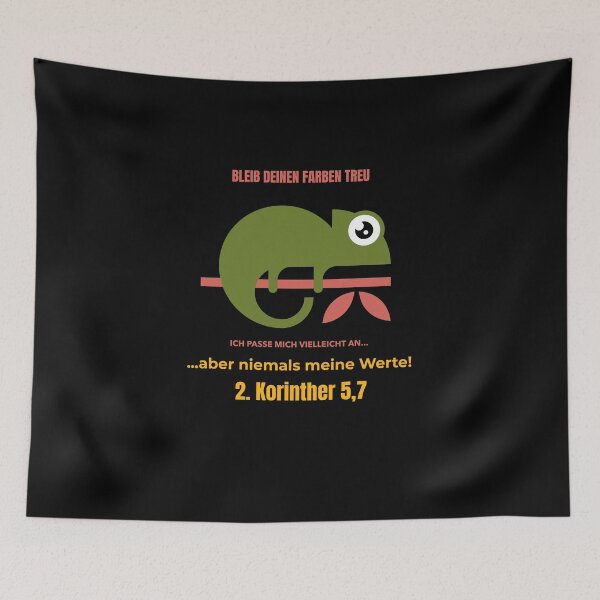 Item preview,  2. Korinther 5,7 | Chamäleon | Deutsches christliches Design designed and sold by kjson1.