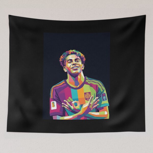 Item preview, Lamine Yamal pop art  designed and sold by Superkent.